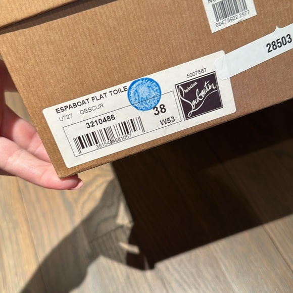 CHRISTIAN LOUBOUTIN Navy Blue Espadrilles - Picture 3 of 6